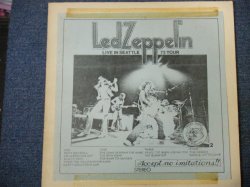 Photo1: LED ZEPPELIN - LIVE IN SEATTLE 73 TOUR  / 1970s  BOOT  COLLECTORS   LP  