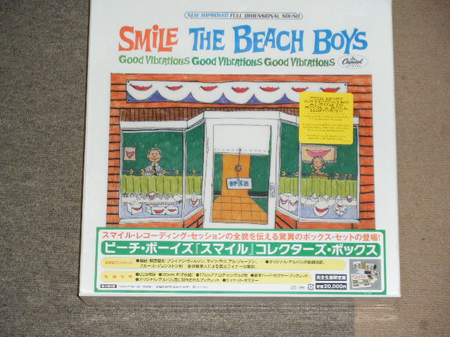 THE BEACH BOYS - 　SMILE COLLECTOR'S BOX / 2011 USA + JAPAN  OBI  Brand New SEALED BOX SET ( 5xCD's + 2xLP's+2xSingle's+Booklet+Poster ) 