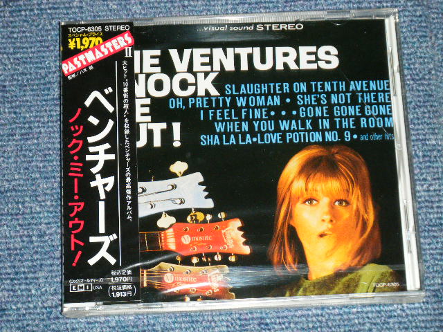 THE VENTURES - THE VENTURES KNOCK ME OUT  ( SEALED : CRACK ) / 1990 JAPAN 