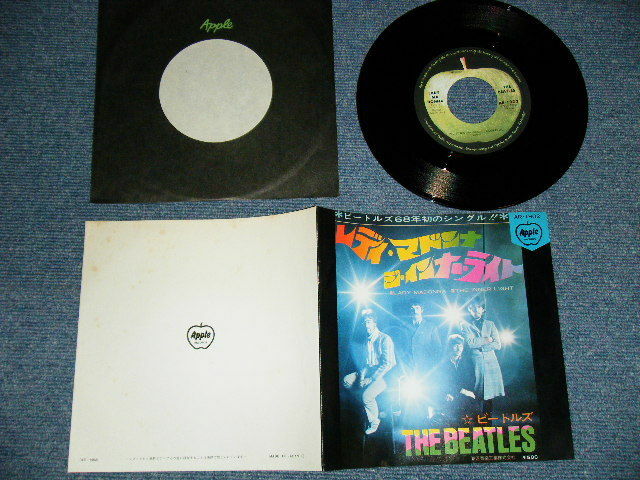 The The BEATLES ビートルズ - A) LADY MADONNA  B) THE INNER LIGHT (MINT-, Ex++/MINT-) /1974? Version ¥500 + EMI Mark JAPAN REISSUE Used 7