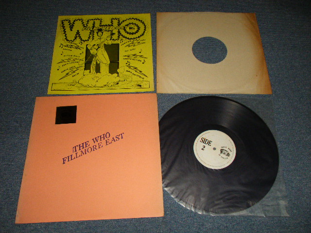 THE WHO - FILLMORE EAST 1968 (Ex+++/Ex+++) / 1975 US AMERICA  ORIGINAL 