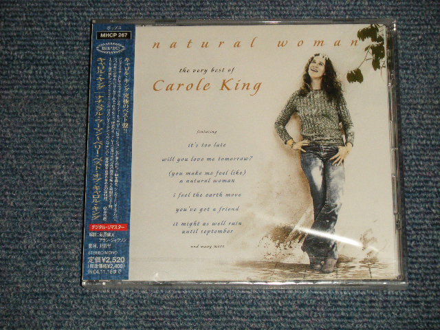 CAROLE KING キャロル・キング - NATURAL WOMAN THE VERY BEST OF ナチュラル・ウーマン~ベリー・ベスト・オブ・キャロル・キング (SEALED) / 2004 JAPAN 