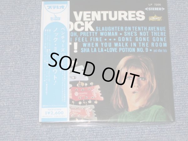 Photo1: THE VENTURES - KNOCK ME OUT  ( 2 in 1 MONO & STEREO / MINI-LP PAPER SLEEVE CD )  / 2004 JAPAN ONLY Brand New Sealed CD 