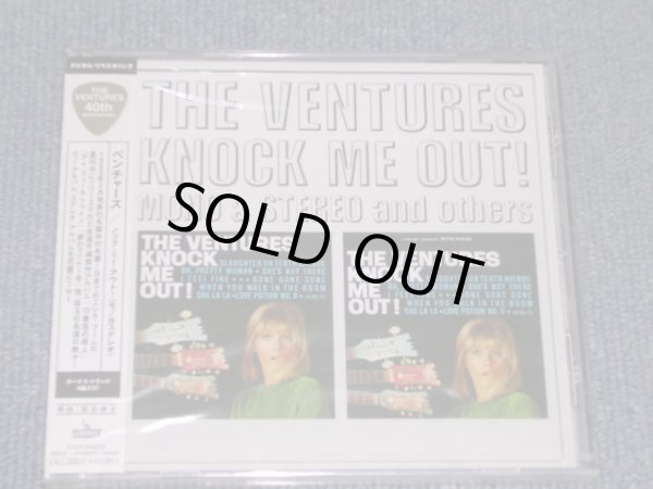 Photo1: THE VENTURES - KNOCK ME OUT ( MONO & STEREO 2 in 1 + Bonus )  / 2000 JAPAN Sealed CD 