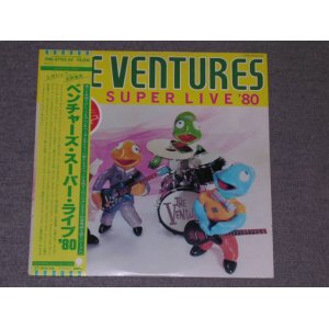 Photo: THE VENTURES - SUPER LIVE '80/ 1980 JAPAN ORIGINAL used  2LP With OBI 