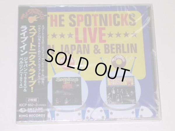 Photo1: THE SPOTNICKS - LIVE IN JAPAN & BERLIN   / 1998 JAPAN SEALED 2-CD With OBI 