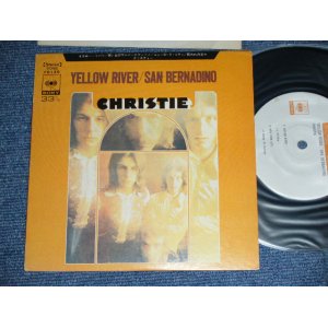 Photo: CHRISTIEV - YELLOW RIVER/SAN BERNADINO  / 1970 JAPAN ORIGINAL Used 33 rpm 7" EP  With PICTURE SLEEVE 