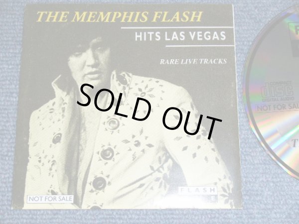 Photo1: ELVIS PRESLEY - THE MEMPHIS FLASH : HITS LAS VEGAS : RARE LIVE  TRACKS  /   COLLECTOR'S BOOT Used CD  