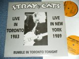 Photo: STRAY CATS  ストレイ・キャッツ - LIVE IN TORONTO1983 LIVE IN NEW YORK 1989 /  COLLECTORS ( BOOT ) Used 2LP  