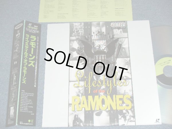 Photo1: RAMONES -   LIFESTYLES OF RAMONES /  1990 JAPAN ORIGINAL Used LASER DISC With OBI