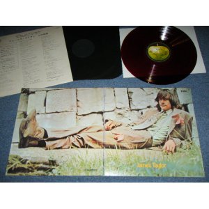 Photo: JAMES TAYLOR - JAMES TAYLOR / 1968 JAPAN ORIGINAL RED WAX Vinyl 1st  Press used  LP 