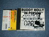 Photo: BUDDY HOLLY　バディ・ホリー  - RARE TRACKS レア・トラックス IN PERSON LIVE /  1989 JAPAN Used CD With OBI 