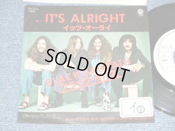 Photo1: BLACK SABBATH - IT'S ALRIGHT(Ex+/Ex+++ )  / 1976 JAPAN ORIGINAL PROMO Used 7"45 With PICTURE COVER 