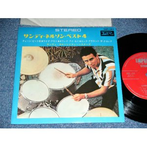 Photo: SANDY NELSON - BEST FOUR / EP  ( 500 Yen Mark SEAL :Ex+++/Ex+++ ) / 1960's JAPAN ORIGINAL Used 7" EP