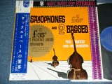 Photo: PETE RUGOLO AND His ORCHESTRA ピート・ルゴロ楽団 - SAXOPHONES and 2 BASSES  サックスとベースの饗宴  / 1960's JAPAN ORIGINAL Used LP with OBI  