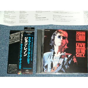 Photo: JOHN LENNON -  LIVE IN NEW YORK CITY  / 1986 JAPAN ORIGINAL "1st Press" 3200 Yen CREDIT PRICE MARK Used CD With OBI 