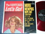 Photo: THE VENTURES -  LET'S GO ( 10" LP )( Ex/VG++)   / 1962? JAPAN ORIGINAL  RED WAX/Vinyl  used  10"LP  