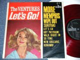 Photo: THE VENTURES -  LET'S GO ( 10" LP )( Ex+/Ex+ A-5:Ex-)   / 1962? JAPAN ORIGINAL  RED WAX/Vinyl  used  10"LP  