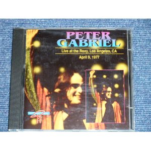 Photo: PETER GABRIEL of GENESIS - LIVE AT THE ROXY, LOS ANGELES.CA. APRIL 9,1977 ( Ex+++/MINT)  /  ITALY ITALIA ORIGINAL COLLECTOR'S (BOOT)  Used CD 