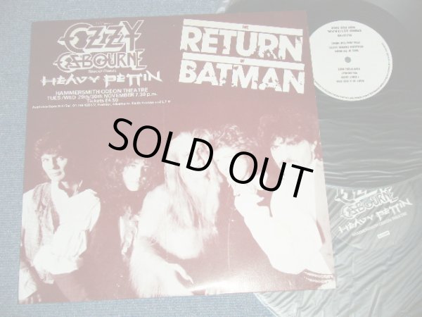 Photo1: OZZY OSBOURNE with Guests HEAVY PETTIN  - The RETURN of BATMAN : HAMMERSMITH ,ODEON THEATRE ( Ex+++/MINT-,VG+++) /  COLLECTORS ( BOOT ) 2-LP 