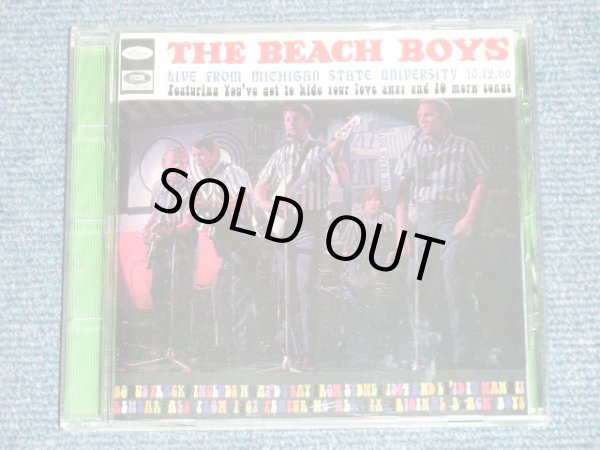 Photo1: THE BEACH BOYS - LIVE FROM MICHIGAN STATE UNIVERSITY  10.12.66 ( MINT-/MINT )    /  COLLECTOR'S BOOT Used  CD 