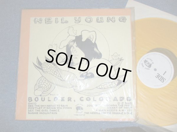 Photo1: NEIL YOUNG - BOULDER, COLORADO ( MINT-/MINT)   /  COLLECTOR's BOOT  "YELLOW WAX VINYL" Used LP  