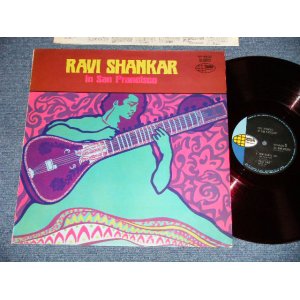 Photo: RAVI SHANKAR - IN SAN FRANCISCO (Ex/MINT-)  / 1960s JAPAN "RED WAX VINYL" Used  LP 