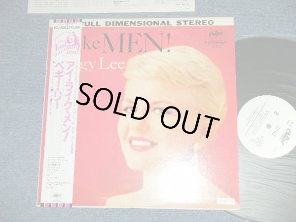 Photo1: PEGGY LEE ペギー・リー - I LIKE MEN!  ( Ex+++/MINT)  / 1984 JAPAN REISSUE "WHITEL LABEL PROMO" Used LP with OBI 