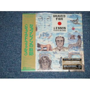 Photo: JOHN LENNON ジョン・レノン of The BEATLES - SHAVED FISH  ジョン・レノンの軌跡〜シェイブド・フィッシュ( MINT/MINT) / 2007 VERSION JAPAN ONLY"MINI-LP PAPER SLEEVE CD"  Used CD with OBI  