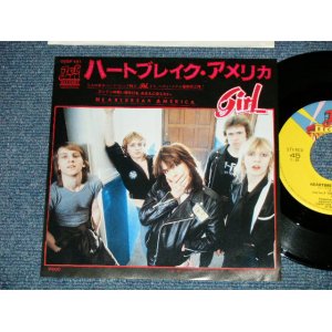 Photo: GIRL ガール - HEARTBREAK AMERICA ハートブレイク・アメリカ ( Ex++/MINT- WOFC,STOFC )   / 1980 JAPAN ORIGINAL  Used 7" Single 
