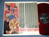 Photo: THE SHADOWS シャドウズ- GREATEST HITS  シャドウズ登場 ( Ex+, Ex-/Ex+ )  / 1962? JAPAN ORIGINAL "RED WAX/Vinyl  赤盤" used LP