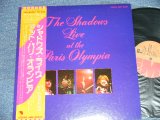 Photo: THE SHADOWS シャドウズ -  LIVE AT THEPARIS OLYMPIA  ( Ex++/Ex+++)  / 1975 JAPAN ORIGINAL used LP with OBI オビ付