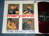 Photo: THE SHADOWS シャドウズ -  MARY ANNE マリー・アン( Ex+++/Ex+++ Looks:MINT- )  / 1967 JAPAN ORIGINAL "RED WAX Vinyl  赤盤" used LP