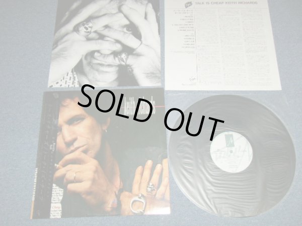 Photo1: KEITH RICHARDS - TALK IS CHEAP (Ex+++/MIN) / 1988 JAPAN Used LP With OBI