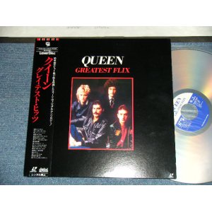 Photo: QUEEN - GREATEST FLIX (MINT-/Ex MINT-)  / 1992 JAPAN ORIGINAL  Used LASER DISC With OBI 