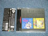 Photo: THE VENTURES - PLAY TELSTAR / THE LONELY BULL & PLAY THE COUNTRU CLASSICS  ( 10" ALBUM  2 in 1 + Bonus ) (MINT-/MINT)  / 1999 JAPAN ORIGINAL  Used CD with OBI  