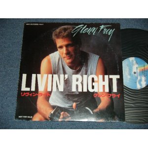 Photo: GLENN FREY of EAGLES - LIVIN' RIGHT( Ex++/MINT)  /  1989  JAPAN ORIGINAL  "PROMO ONLY"  Used LP