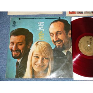 Photo: PETER PAUL & MARY PP&M - A SOMG WILL RISE (Ex/Ex+)  / 1960s JAPAN ORIGINAL "RED Vinyl Wax" Used LP 