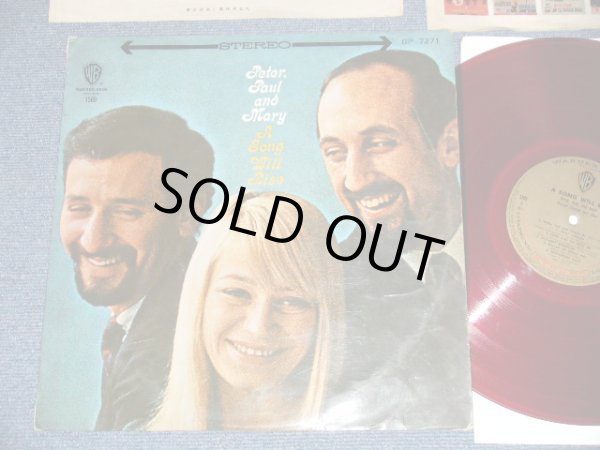 Photo1: PETER PAUL & MARY PP&M - A SOMG WILL RISE (Ex/Ex+)  / 1960s JAPAN ORIGINAL "RED Vinyl Wax" Used LP 