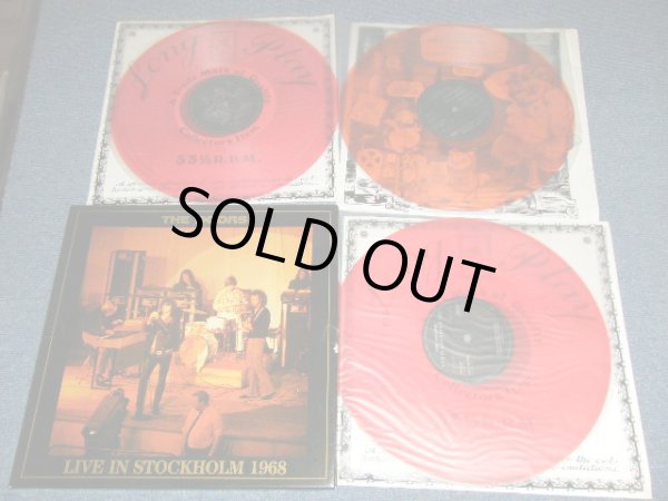Photo1: THE DOORS -  LIVE IN STOCKHOLM 1968 (Ex+/MINT  SPLIT)   / 1989 WEST GERMANY GERMAN  COLLECTORS ( BOOT ) "RED WAX Vinyl" Used 3-LP's
