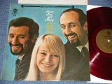 Photo: PETER PAUL & MARY PP&M - A SOMG WILL RISE (Ex++Ex++)  / 1960s JAPAN ORIGINAL "RED Vinyl Wax" Used LP 