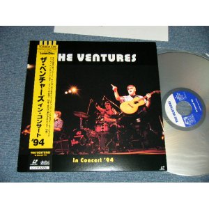 Photo: THE VENTURES -  IN CONCERT '94   (MINT/MINT)  / 1995 JAPAN   'NTSC' SYSTEM used LASERDISC with OBI 