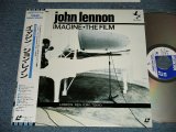 Photo: JOHN LENNON (The BEATLES) -  IMAGINE THE FILM  (MINT-/MINT)  / 1986 JAPAN ORIGINAL Used  LASER DISC  with OBI 