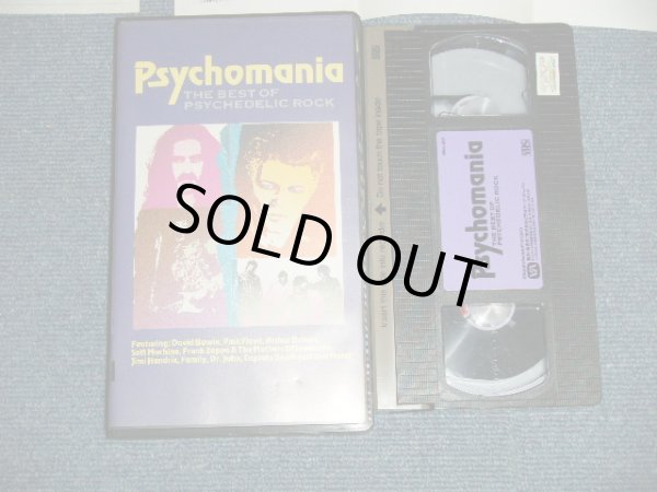 Photo1: V.A. OMNIBUS - PSYCHOMANIA : THE BEST OF PSYCHEDELIC ROCK  (Ex+++/MINT)  / 1991 JAPAN  Used  VIDEO 