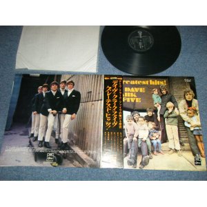 Photo: THE DAVE CLARK 5 FIVE  - 16 GREATEST HITS  ( ¥2200  Price Mark SEAL) (MINT-/MINT-)   / 1971 JAPAN ORIGINAL Used LP with OBI 