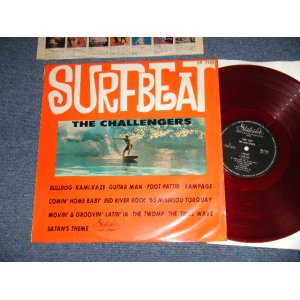 Photo: THE CHALLENGERS - SURF BEAT (Ex++/Ex+ Looks:VG++ WTRDMG, EDSP) / 1965 JAPAN ONLY Jacket ORIGINAL "RED WAX Vinyl" MONO Used LP