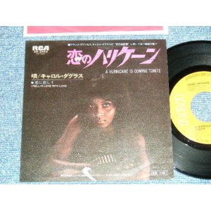 Photo: CAROL DOUGLAS - A)   A HURRICANE IS COMING TONITE       B)  I FEEL IN LOVE WITH LOVE (Ex+++/Ex++)  / 1975 Japan Original  Used 7"45 Single