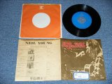 Photo: NEIL YOUNG ニール・ヤング -  HEART OF GOLD 孤独の旅路( Ex+/Ex++  STOFC, TAPE)   / 1972 JAPAN ORIGINAL "BLUE LABEL PROMO" Used 7" Single 