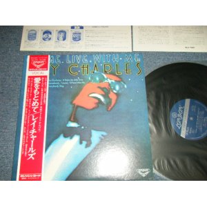 Photo: RAY CHARLES - COME LIVE WITH ME  (MINT-/MINT-)  / 1974  JAPAN ORIGINAL Used LP with OBI 