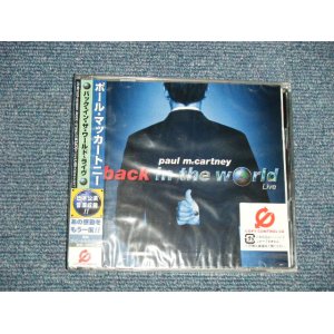 Photo: PAUL McCARTNEYポール・マッカートニー The BEATLES - BACK IN THE WORLD LIVE (SEALED) / 2003 JAPAN ORIGINAL "BRAND NEW SEALED" CD With OBI 